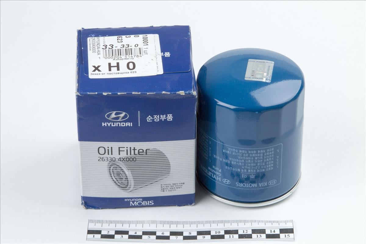 Hyundai/Kia 26330-4X000 Oil Filter 263304X000: Buy near me in Poland at 2407.PL - Good price!
