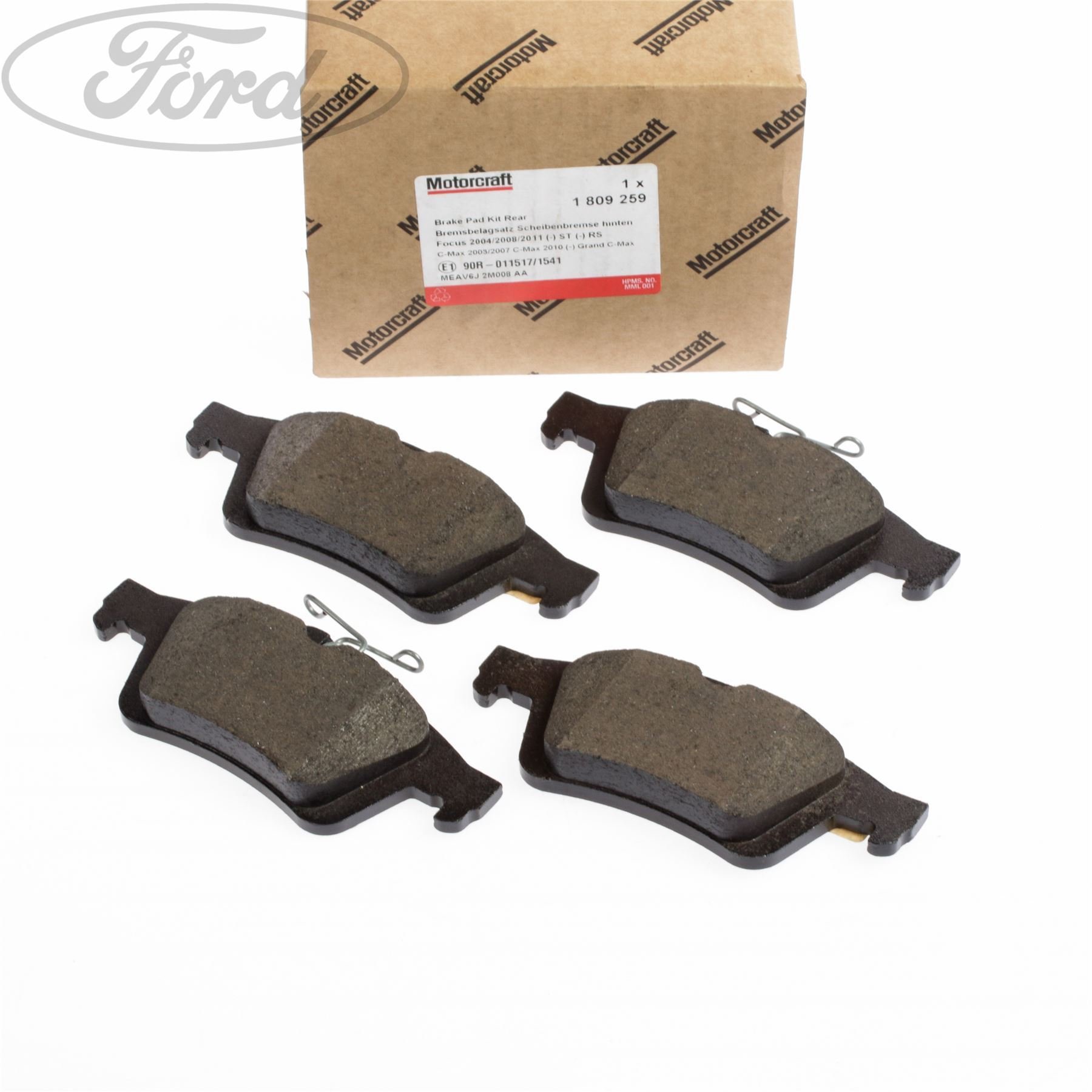 Ford 1 809 259 Brake Pad Set, disc brake 1809259: Buy near me in Poland at 2407.PL - Good price!