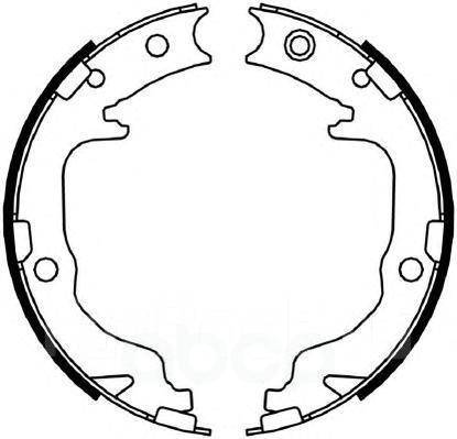 Mitsubishi 4800A041 Drum brake shoe 4800A041: Buy near me at 2407.PL in Poland at an Affordable price!