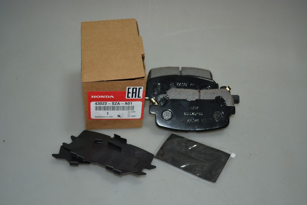 Honda 43022-SZA-A01 Disc brake pad set 43022SZAA01: Buy near me in Poland at 2407.PL - Good price!