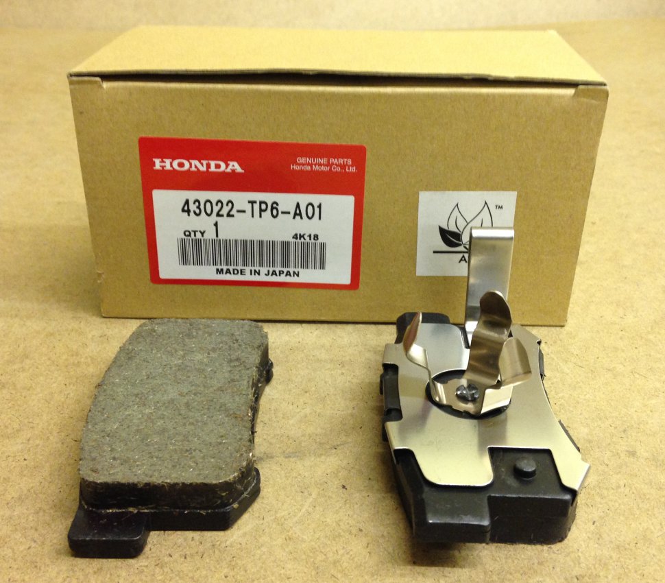 Honda 43022-TP6-A01 Disc brake pad set 43022TP6A01: Buy near me in Poland at 2407.PL - Good price!