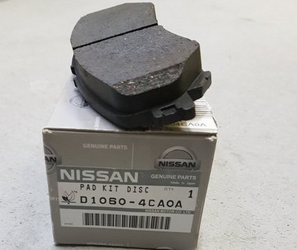 Nissan D1060-4CA0A Тормозные колодки дисковые, комплект D10604CA0A: Купить в Польше - Отличная цена на 2407.PL!