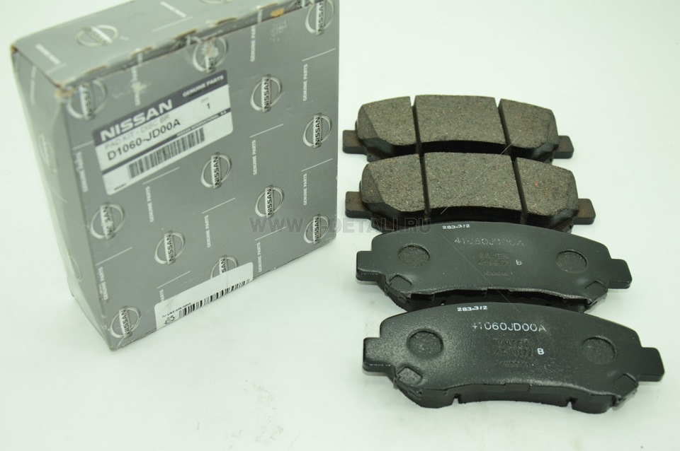 Nissan D1060-JD00A Front disc brake pads, set D1060JD00A: Buy near me in Poland at 2407.PL - Good price!