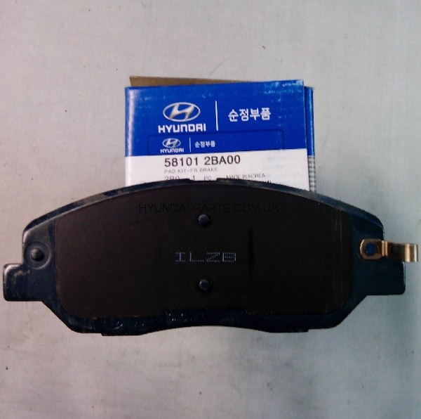 Hyundai/Kia 58101 2BA00 Brake Pad Set, disc brake 581012BA00: Buy near me in Poland at 2407.PL - Good price!