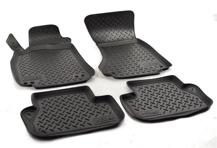 NorPlast NPL-PO-05-02 Interior mats NorPlast rubber black for Audi A4 (2008-2015), 4 pc. NPLPO0502: Buy near me at 2407.PL in Poland at an Affordable price!