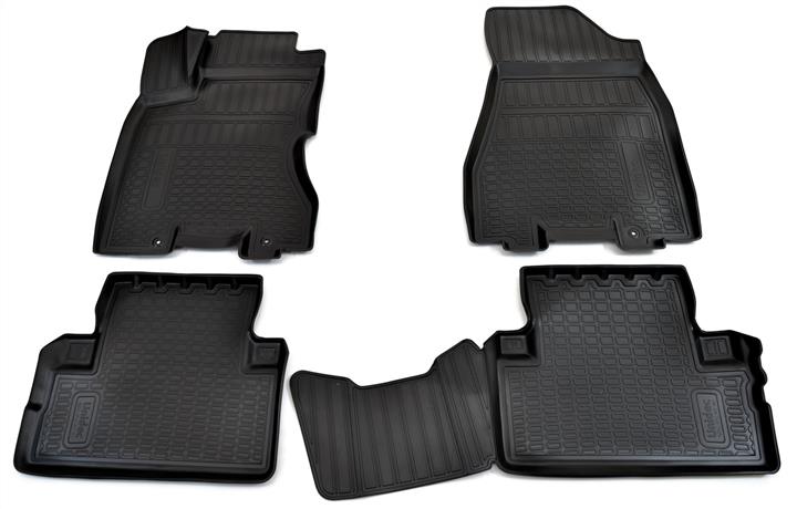 NorPlast NPL-PO-61-81 Interior mats NorPlast rubber black for Nissan X-trail (2007-2013), 4 pc. NPLPO6181: Buy near me in Poland at 2407.PL - Good price!