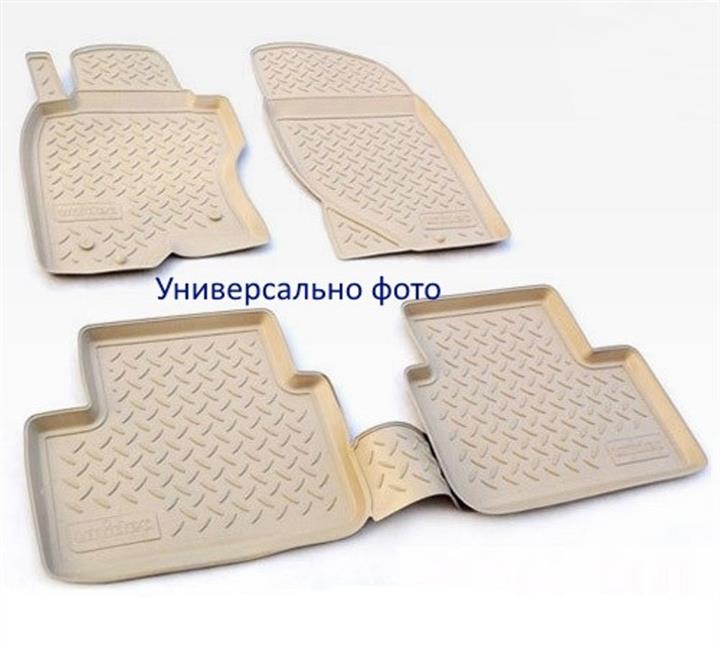 NorPlast NPL-PO-07-06B Interior mats NorPlast rubber beige for BMW X5 (2008-2013), 4 pc. NPLPO0706B: Buy near me at 2407.PL in Poland at an Affordable price!