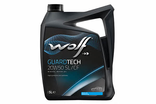 Wolf 8300813 Engine oil Wolf GuardTech 20W-50, 5L 8300813: Buy near me in Poland at 2407.PL - Good price!