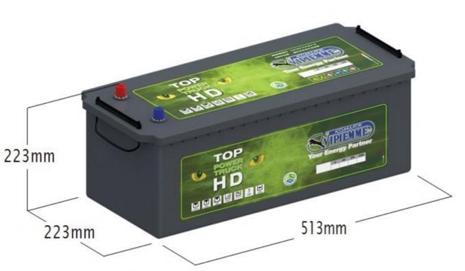 Vipiemme B115C Battery VIPIEMME 12V 180AH 1200A(EN) L+ B115C: Buy near me in Poland at 2407.PL - Good price!