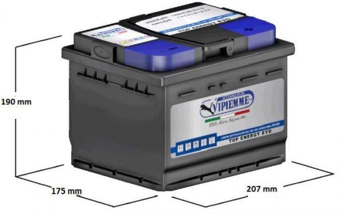 Vipiemme B030C Battery VIPIEMME 12V 50AH 480A(EN) R+ B030C: Buy near me in Poland at 2407.PL - Good price!