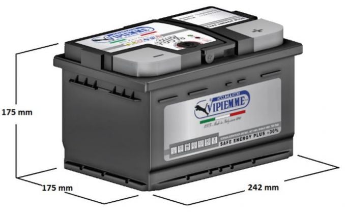 Vipiemme B654C Аккумулятор VIPIEMME 12В 65Ач 600А(EN) R+ B654C: Купить в Польше - Отличная цена на 2407.PL!