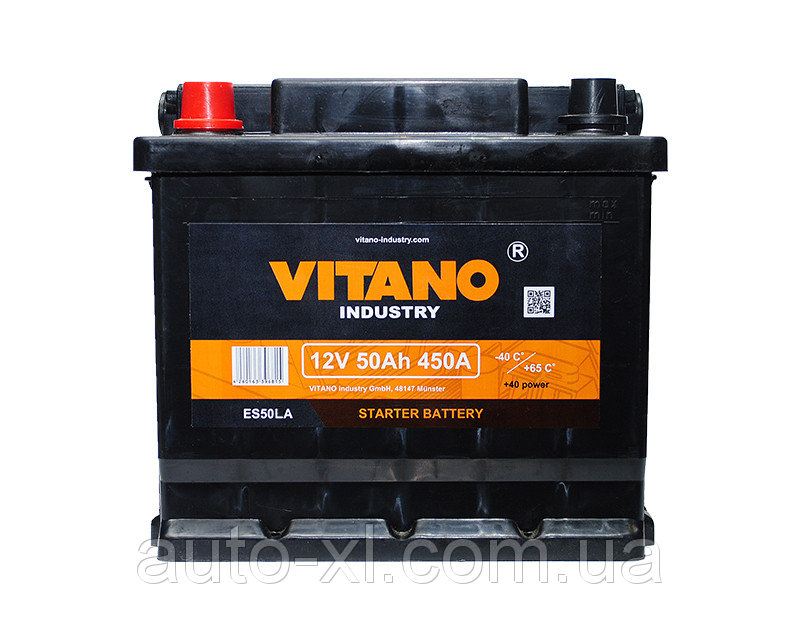 Vitano 50VIT/1 Акумулятор VITANO 12В 50Ач 400А(EN) R+ 50VIT1: Приваблива ціна - Купити у Польщі на 2407.PL!