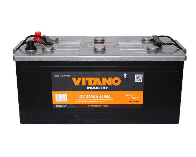 Vitano 225VIT Battery VITANO 12V 225AH 1450A(EN) L+ 225VIT: Buy near me in Poland at 2407.PL - Good price!