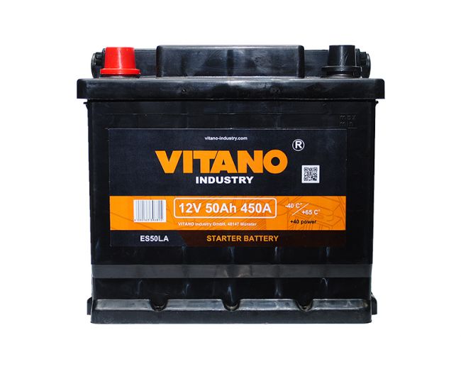 Vitano 50VIT Аккумулятор VITANO 12В 50Ач 450А(EN) L+ 50VIT: Купить в Польше - Отличная цена на 2407.PL!