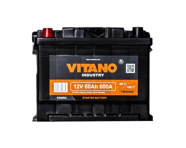 Vitano VB60 L Аккумулятор VITANO 12В 60Ач 600А(EN) L+ VB60L: Отличная цена - Купить в Польше на 2407.PL!