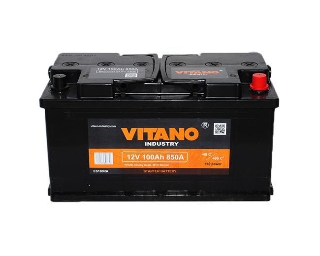 Vitano 100VIT/1 Аккумулятор VITANO 12В 100Ач 850А(EN) R+ 100VIT1: Отличная цена - Купить в Польше на 2407.PL!