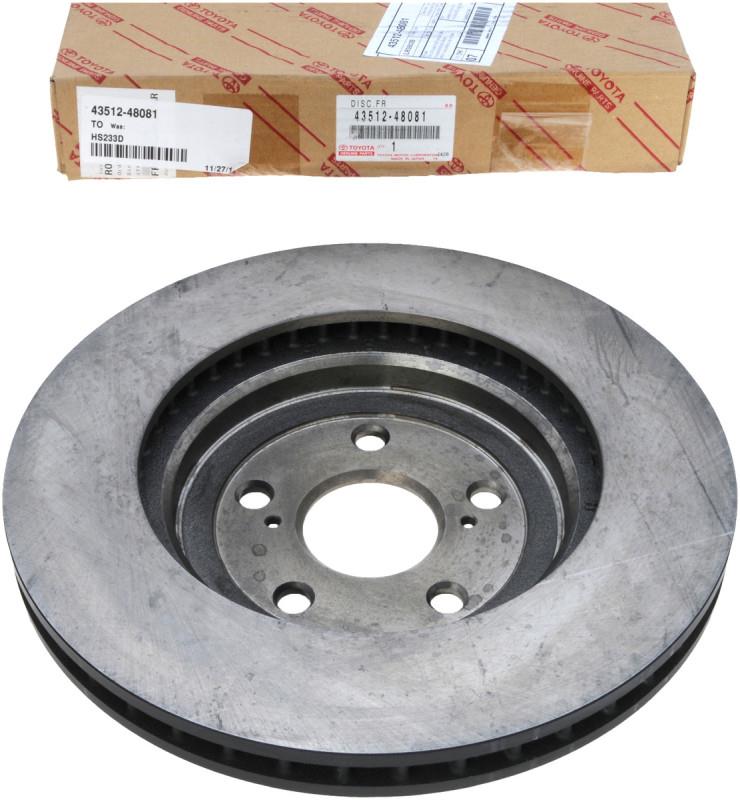 Toyota 43512-48081 Front brake disc ventilated 4351248081: Buy near me in Poland at 2407.PL - Good price!