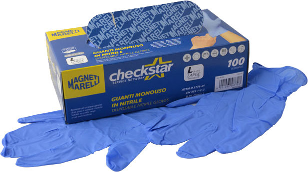 Magneti marelli 099700120070 Nitrile gloves L, 100 pcs. 099700120070: Buy near me at 2407.PL in Poland at an Affordable price!
