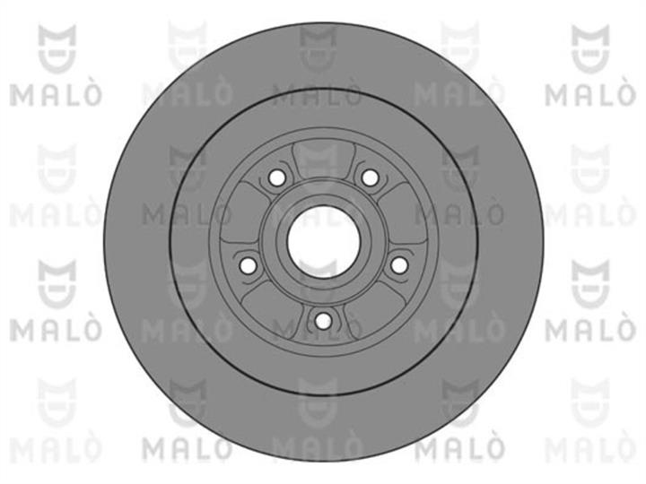 Malo 1110481 Rear brake disc, non-ventilated 1110481: Buy near me in Poland at 2407.PL - Good price!