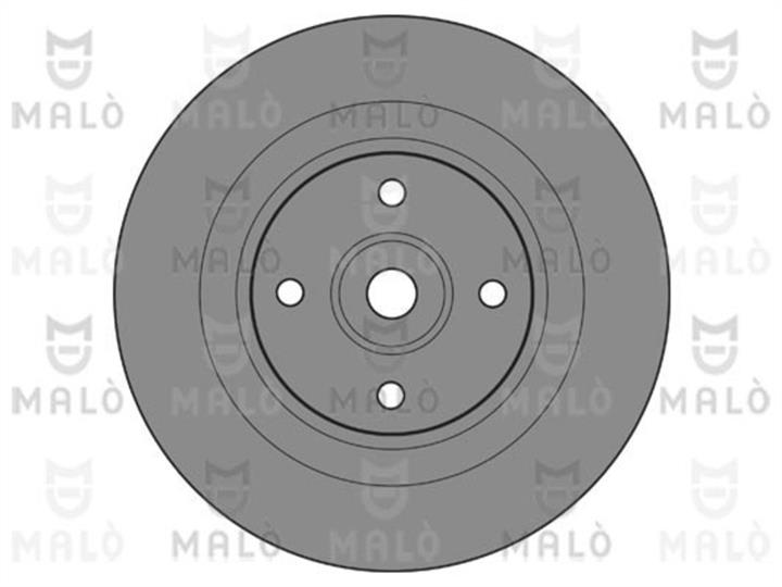 Malo 1110468 Rear brake disc, non-ventilated 1110468: Buy near me in Poland at 2407.PL - Good price!