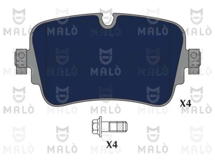 Malo 1051187 Brake Pad Set, disc brake 1051187: Buy near me in Poland at 2407.PL - Good price!