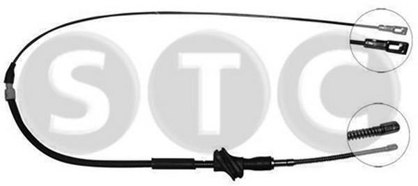 STC T480550 Parking brake cable, right T480550: Buy near me in Poland at 2407.PL - Good price!