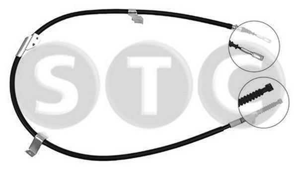 STC T482313 Parking brake cable left T482313: Buy near me in Poland at 2407.PL - Good price!