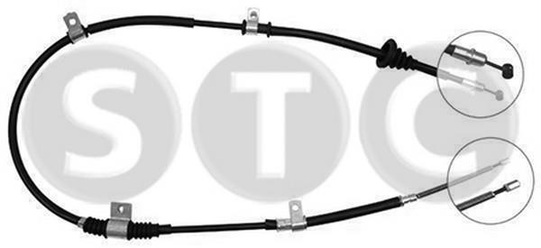 STC T481971 Parking brake cable, right T481971: Buy near me in Poland at 2407.PL - Good price!