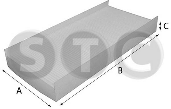 STC T420038 Filter, interior air T420038: Buy near me in Poland at 2407.PL - Good price!