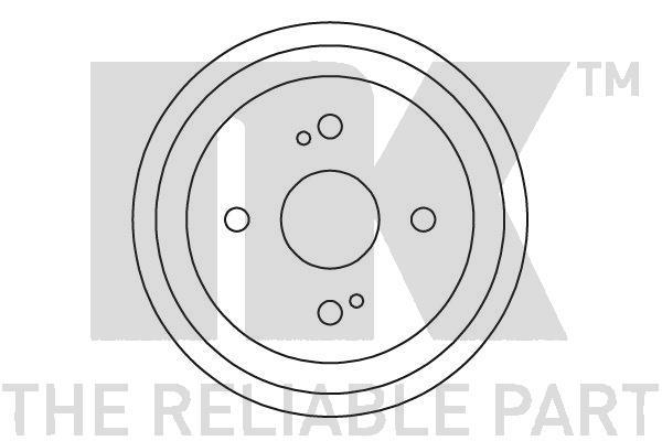NK 259906 Brake drum 259906: Buy near me at 2407.PL in Poland at an Affordable price!