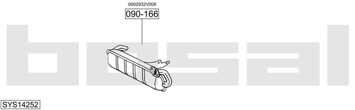 Bosal SYS14252 Układ wydechowy SYS14252: Dobra cena w Polsce na 2407.PL - Kup Teraz!