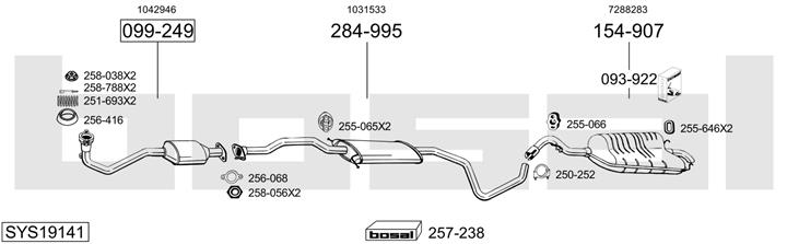 Bosal SYS19141 Tłumik SYS19141: Dobra cena w Polsce na 2407.PL - Kup Teraz!