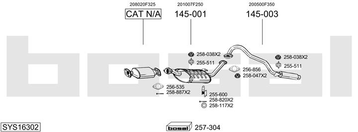 Bosal SYS16302 Tłumik SYS16302: Dobra cena w Polsce na 2407.PL - Kup Teraz!