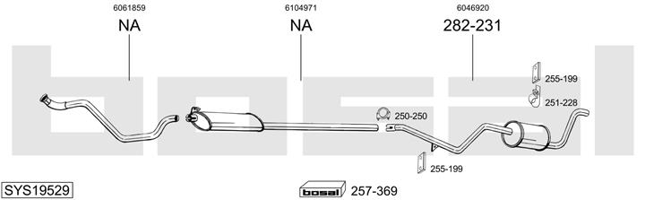 Bosal SYS19529 Tłumik SYS19529: Dobra cena w Polsce na 2407.PL - Kup Teraz!