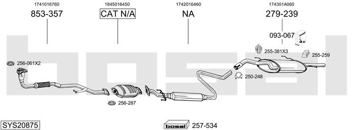 Bosal SYS20875 Tłumik SYS20875: Dobra cena w Polsce na 2407.PL - Kup Teraz!
