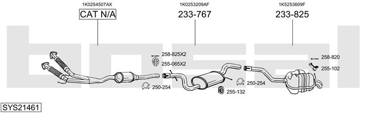 Bosal SYS21461 Tłumik SYS21461: Dobra cena w Polsce na 2407.PL - Kup Teraz!