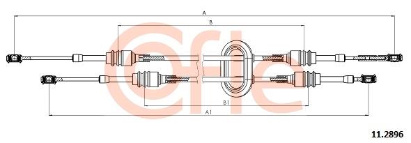 Cofle 11.2896 Gearshift drive 112896: Buy near me in Poland at 2407.PL - Good price!