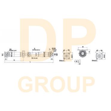 Dp group DS 1410 Shaft-drive DS1410: Buy near me in Poland at 2407.PL - Good price!
