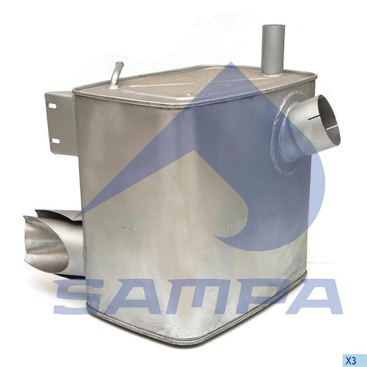 Sampa 010.475 Middle-/End Silencer 010475: Buy near me in Poland at 2407.PL - Good price!