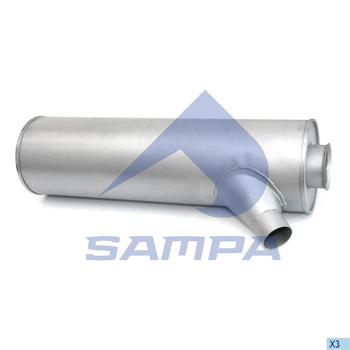 Sampa 010.465 Middle-/End Silencer 010465: Buy near me in Poland at 2407.PL - Good price!