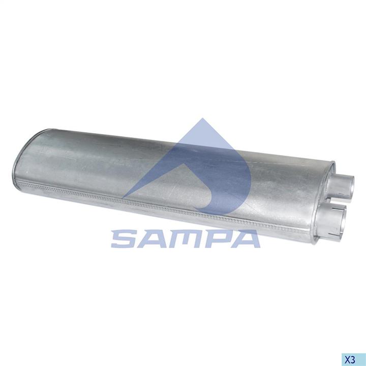Sampa 010.462 Middle-/End Silencer 010462: Buy near me in Poland at 2407.PL - Good price!