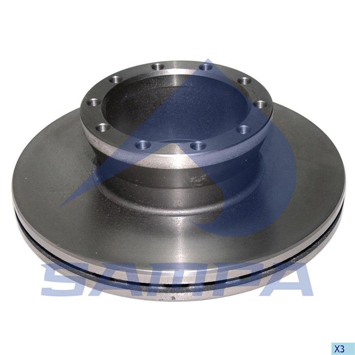 Sampa 021.044 Front brake disc ventilated 021044: Buy near me in Poland at 2407.PL - Good price!