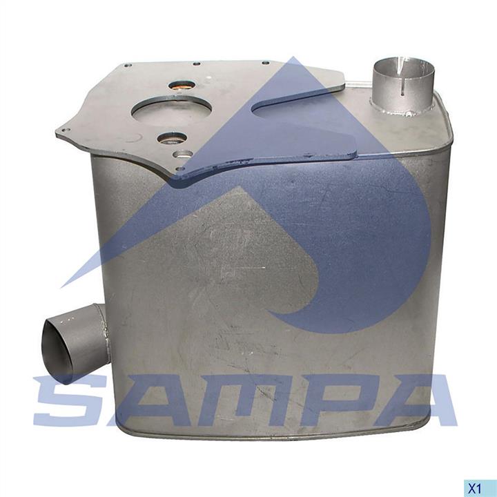 Sampa 021.280 Middle-/End Silencer 021280: Buy near me in Poland at 2407.PL - Good price!