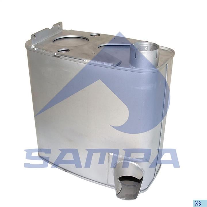 Sampa 021.181 Middle-/End Silencer 021181: Buy near me in Poland at 2407.PL - Good price!