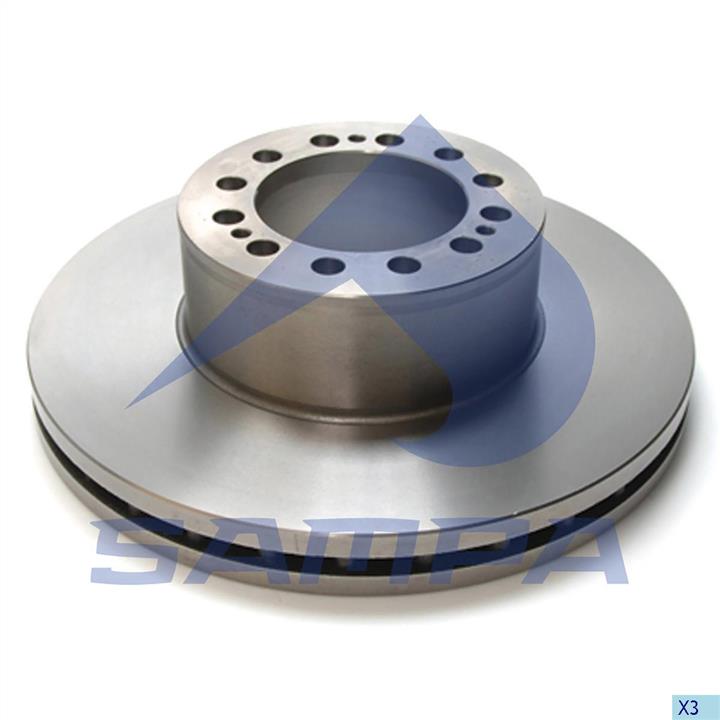 Sampa 021.041 Front brake disc ventilated 021041: Buy near me at 2407.PL in Poland at an Affordable price!
