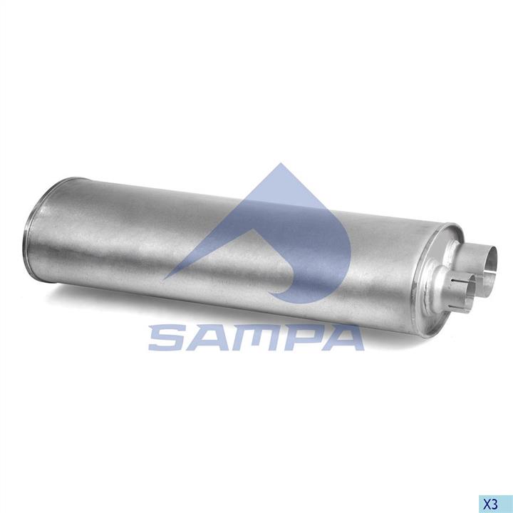 Sampa 021.160 Middle-/End Silencer 021160: Buy near me in Poland at 2407.PL - Good price!
