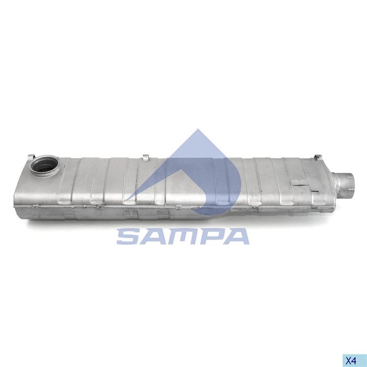 Sampa 031.396 Middle-/End Silencer 031396: Buy near me in Poland at 2407.PL - Good price!