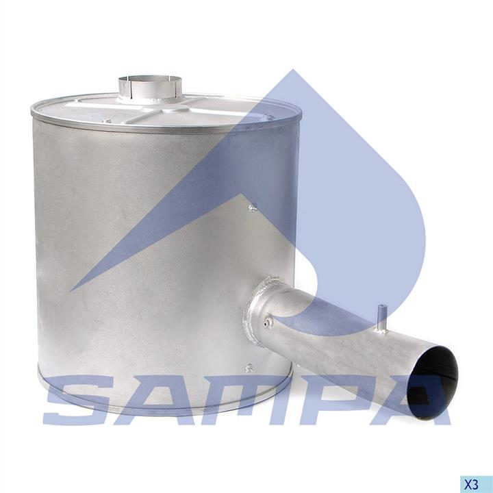 Sampa 050.451 Middle-/End Silencer 050451: Buy near me in Poland at 2407.PL - Good price!
