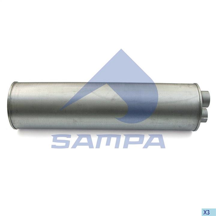 Sampa 050.454 Middle-/End Silencer 050454: Buy near me in Poland at 2407.PL - Good price!