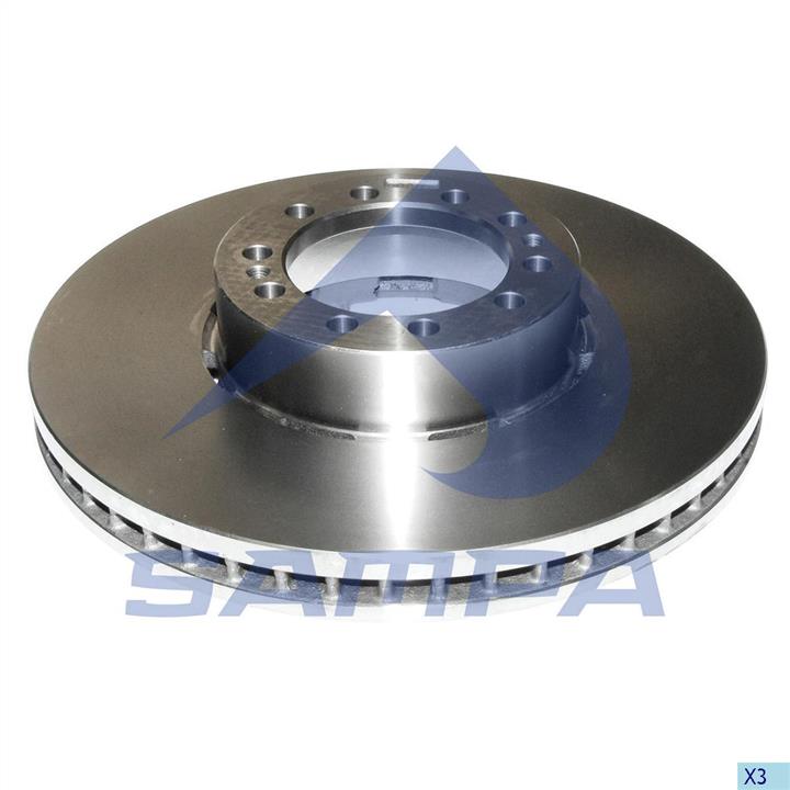Sampa 079.038 Тормозной диск передний вентилируемый 079038: Отличная цена - Купить в Польше на 2407.PL!